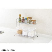 TKG 2段 調味料ラック 調味料ケース 3個用
