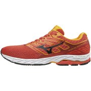 J1GC172709 [ランニングシューズ WAVE SHADOW WIDE メンズ 27.5cm オレンジ/ブラック]