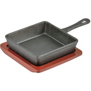 スプラウト 鉄鋳物製角型スキレット 13×13cm HB-3027