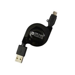 旅行用USBケーブル microUSB WM-15