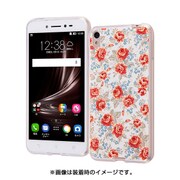 IJ-RAZLVCC2/AK050 [ZenFone Live ZB501KL ハイブリッドケース オリジナルデザイン ローズ/ベージュ]