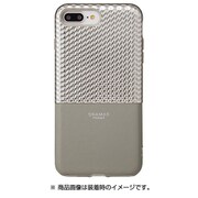 FLC2017PSL [GRAMAS FEMME Hex Hybrid Case for iPhone 7 Plus バックカバーケース シルバー]