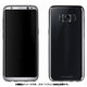 Galaxy S8 シェル型ケース メタルソフト Metalico Flex Black GS8BC-MFXBLK