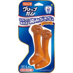 グリップガム [犬用おやつ 2本 中型犬～大型犬用 歯垢除去]