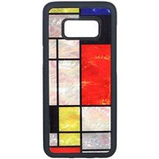 Galaxy S8 天然貝ケース Mondrian I9769S8