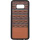 Galaxy S8+ 天然木ケース Browny Check I9756S8P