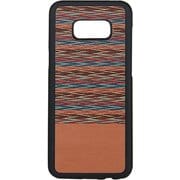 Galaxy S8+ 天然木ケース Browny Check I9756S8P