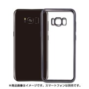 Galaxy S8用 TPU フレームソフトケース パープル BL-PC09SA-PU