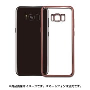Galaxy S8+用 TPU フレームソフトケース ピンク BL-PC12SA-PK