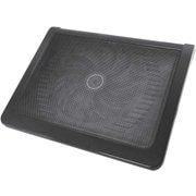 ノートPC用クーラーパッド 18.5cmファン搭載 USB供給 20dBA ブラック AS-NC30B