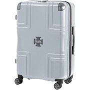 スーツケース 旅行日数目安：2～3泊 54L/64L（拡張時） TSAロック搭載 背面収納付 真静キャスター採用 マットシルバー M1001-Z58-MAT-SL