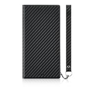 TR-XPXZP-FNS-CBK [Xperia XZ Premium用 フリップノートスリムケース カーボンブラック]