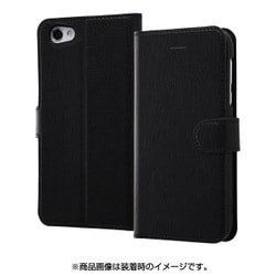RT-AQJ3ELC1/BB [AQUOS R用 手帳型ケース シンプル マグネット/ブラック]