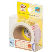 それいけ!アンパンマン スマイルプラス マスキングテープ 22.5mm チェック 3930010B