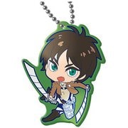 進撃の巨人 2nd season ラバーキーホルダー エレン [キャラクターグッズ]