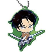 進撃の巨人 2nd season ラバーキーホルダー リヴァイ [キャラクターグッズ]