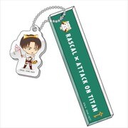 ラスカル×進撃の巨人 ルームキーホルダー リヴァイver. [キャラクターグッズ]