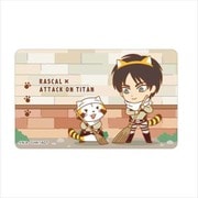 ラスカル×進撃の巨人 光るICカードステッカー エレンver. [キャラクターグッズ]