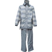 バイクレインウェア BORDER RAIN GRAY M