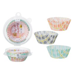 スイトールおかずカップ チェック丸 15P