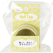 付箋 Roll Tag フラワー ミント FS-L2WA