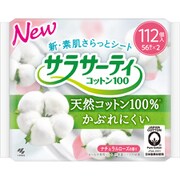 サラサーティ コットン100 ナチュラルローズの香り おりものシート 112コ入
