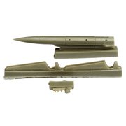 サーブ AJ37 ビゲン用 Rb05 対地ミサイル（2個入り、ランチャー付き） [1/48 レジン製エアクラフトアクセサリー]