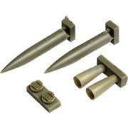 ランセン/ドラケン用 m/57 ロケット弾ポッド（2個入り） [1/48 レジン製エアクラフトアクセサリー]
