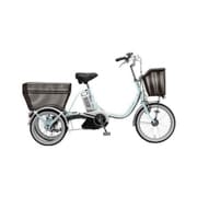 電動アシスト自転車 パスワゴン 16型 内装3段変速 オパールブルー 2017年モデル PT16NG7J