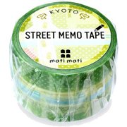 マスキングテープ STREET MEMO TAPE 京都