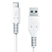 TypeC to TypeA USB2.0 カラーケーブル 1.0m ホワイト RK-CAB12W