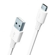 断線に強い TypeC to TypeA USB2.0 ホワイト RK-CAB11W