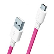 断線に強い TypeC to TypeA USB2.0 ピンク RK-CAB11P