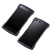 DCB-XZPCHABK [CLEAVE Aluminum Bumper Chrono for Xperia XZ Premium アルミバンパー ディープシーブラック]