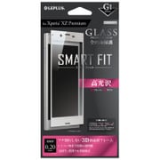 LP-XPXZPFGGSV [Xperia XZ Premium SO-04J ガラスフィルム 「GLASS PREMIUM FILM」 全画面保護 SMART FIT 高光沢 G1 0.2mm シルバー]