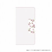 Galaxy Feel SC-04J フラワー柄ブックケース Bouquet ホワイト LP-SC04JLFLWH