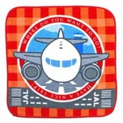 JAL ミニタオル レッド