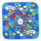 JAL ミニタオル ブルー
