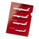 JAL クリアファイル 機体リスト