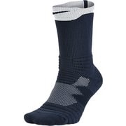 NJP-SX5369-410-21-23 [エリート バーサティリティ クルー バスケットボールソックス 21-23cm ミッドナイトネイビー/ホワイト/ミッドナイトネイビー]