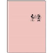 DZ-78668 [18w A5サイズ M 手帳 ミッキー＆ミニー ワンポイント/花]