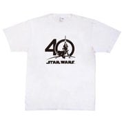 STAR WARS Tシャツ 40thデザイン ホワイト M [キャラクターグッズ]