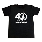 STAR WARS Tシャツ 40thデザイン ブラック L [キャラクターグッズ]