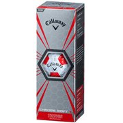 CHROME SOFT X 17 TRUVIS RED 3B PK JV [ゴルフボール 1スリーブ（3球入り） ホワイト/レッド]
