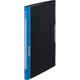 AQUA Window BLACK STYLE クリヤーブック ダンダン A4タテ型（S型） 20ポケット 青 N-5090-8