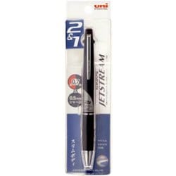 JETSTREAM（ジェットストリーム） 多機能ペン 2＆1 MSXE3-800 ボール径：0.7mm インク色：2色（黒・赤） シャープペン芯径：0.5mm 軸色：ブラック パックタイプ MSXE380007P24