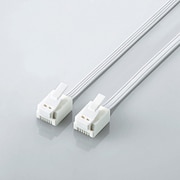 ツメ折れ防止 モジュラーケーブル 0.5m ホワイト MJ-T05WH