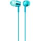 有線イヤホン カナル型 EXシリーズ 3.5mmステレオミニプラグ ライトブルー MDR-EX155 L