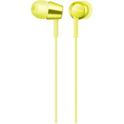 有線イヤホン カナル型 EXシリーズ リモコン付 3.5mmステレオミニプラグ イエロー MDR-EX155AP Y