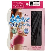 ワンデイガード レギュラーショーツ(微量吸水ショーツ) ブラック L